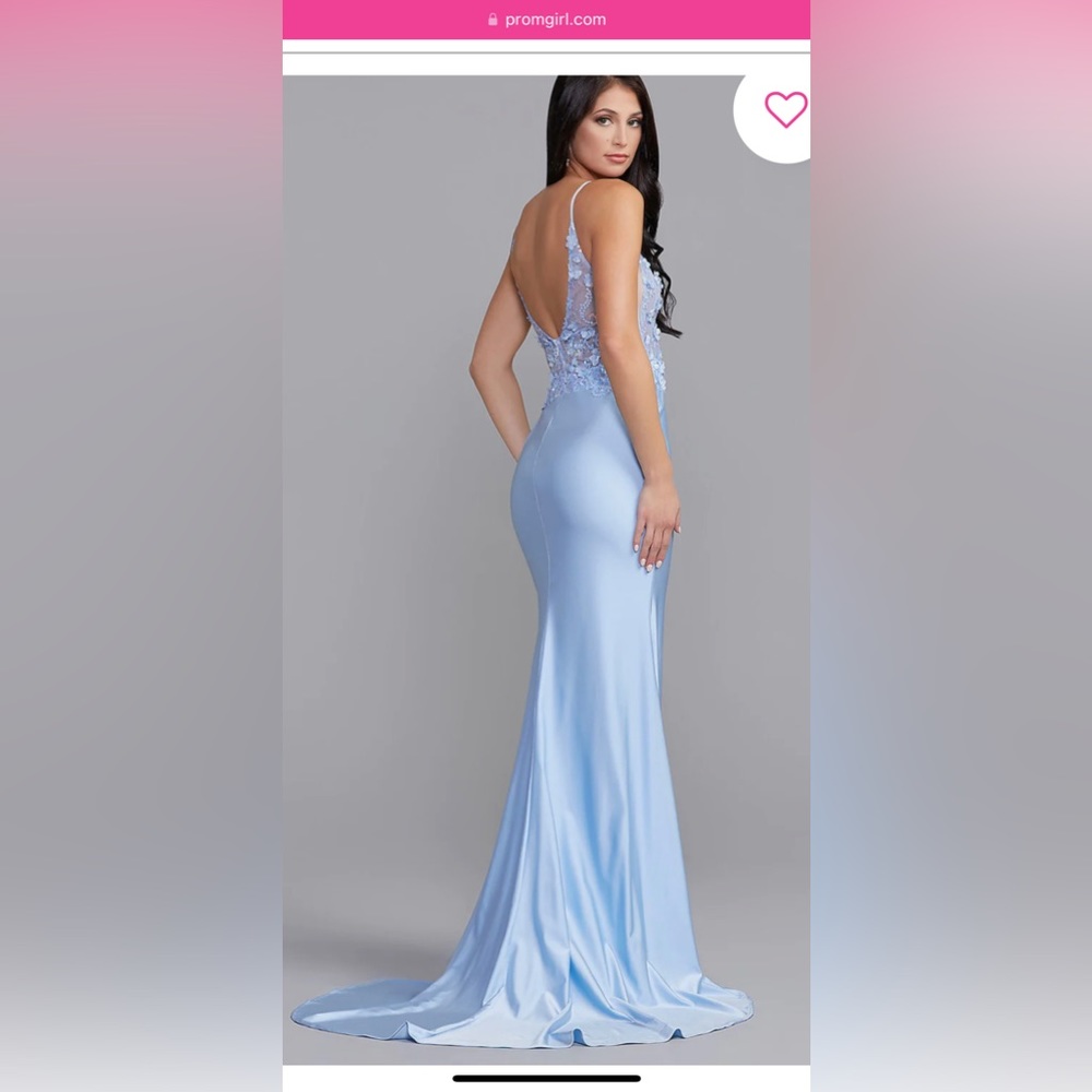 Prom Girl Sky Iridescent prom dress